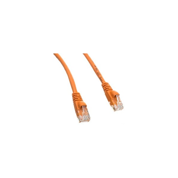Cable Wholesale Cat6a Orange Copper Ethernet Patch Cable, 10 Gigabit, Snagless/Molded Boot, POE Compliant, 500 13X6-03115 - main